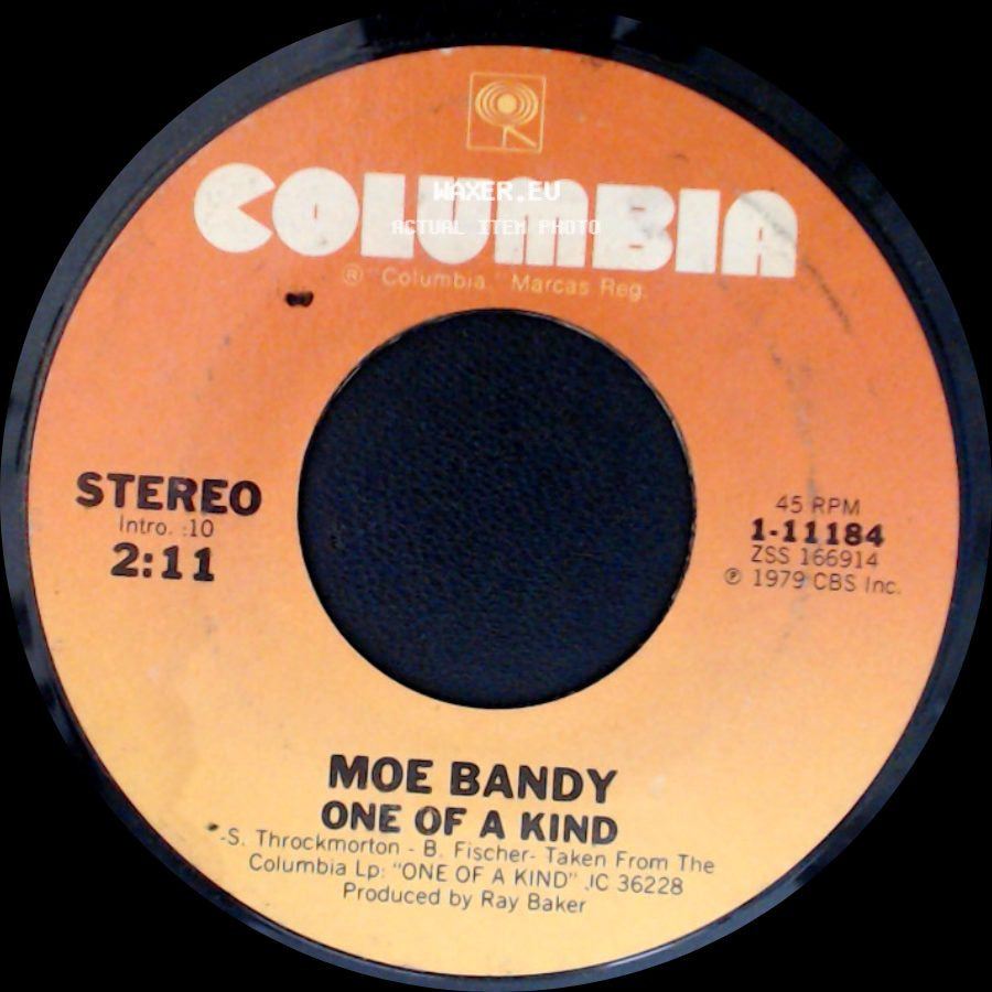 Moe Bandy - One Of A Kind / The Bitter With The Sweet side A