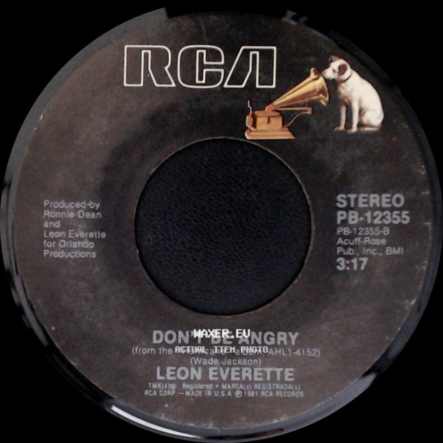 Leon Everette - Midnight Rodeo / Don't Be Angry side B