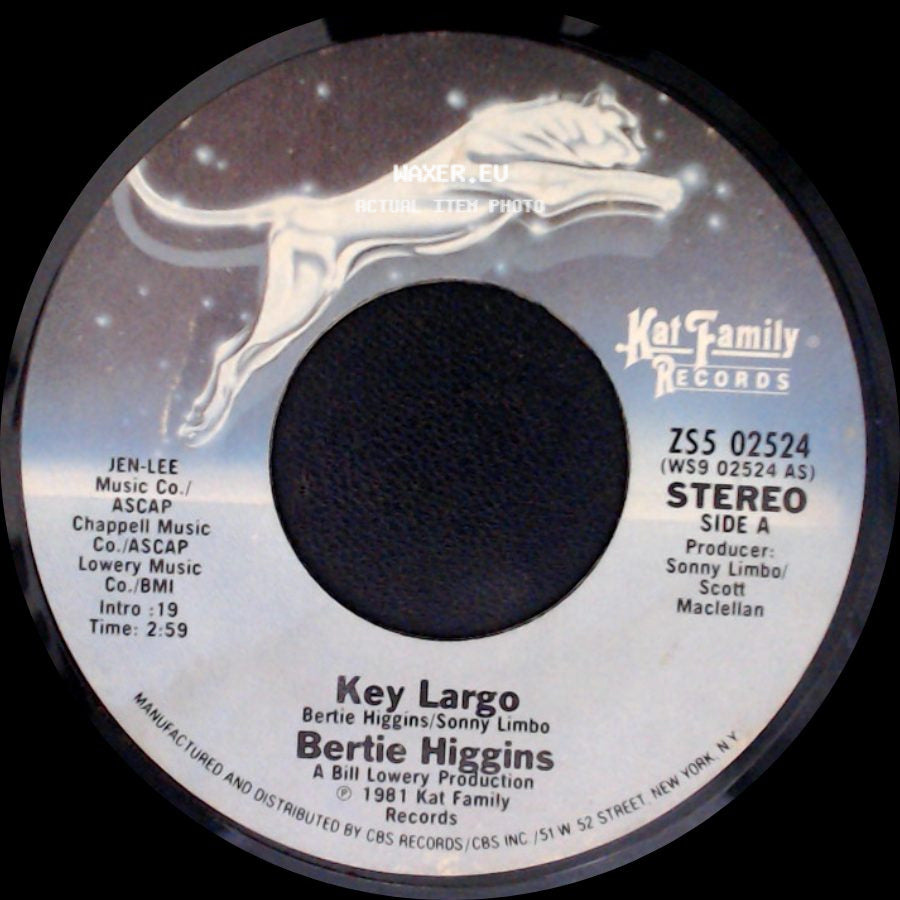 Bertie Higgins - Key Largo / White Line Fever side A