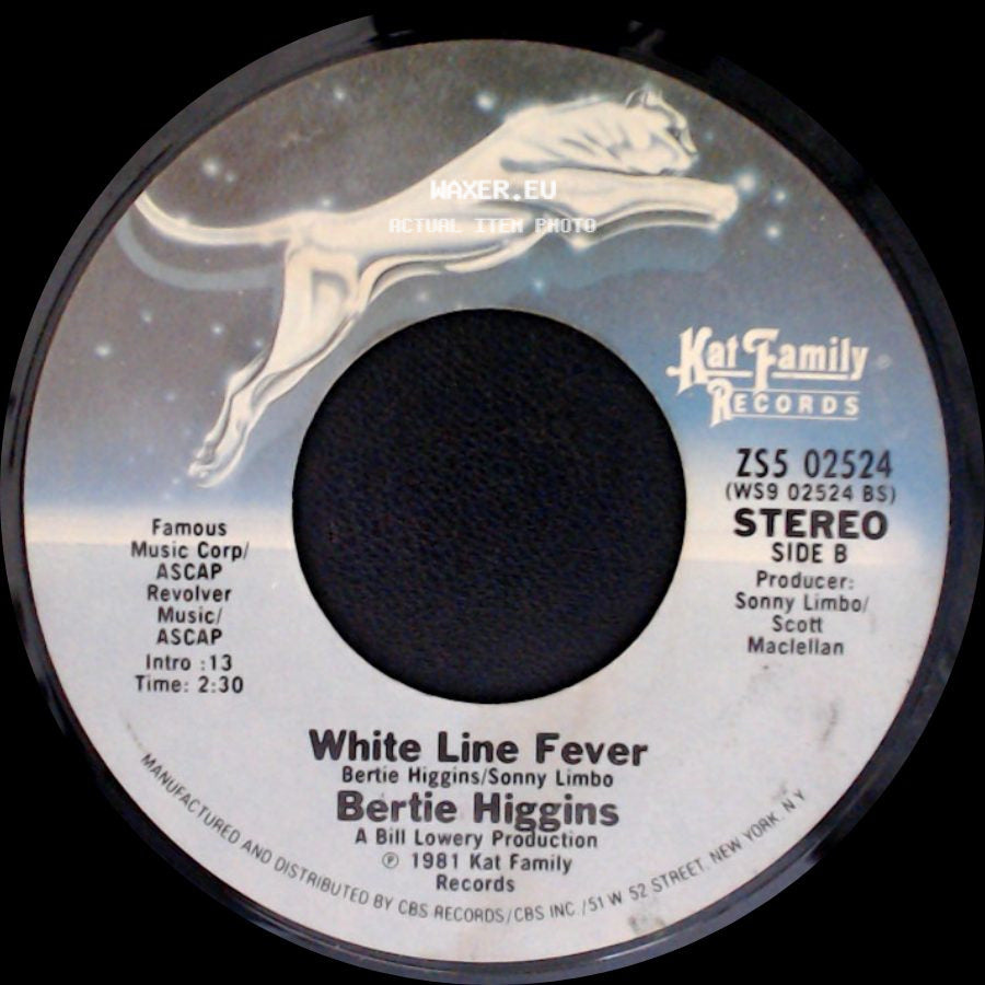 Bertie Higgins - Key Largo / White Line Fever side B