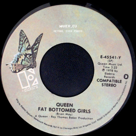 Queen - Fat Bottomed Girls / Bicycle Race side A