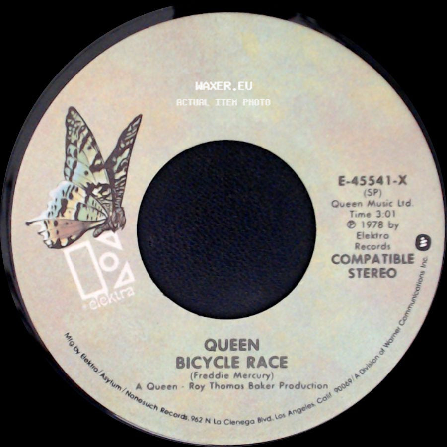 Queen - Fat Bottomed Girls / Bicycle Race side B