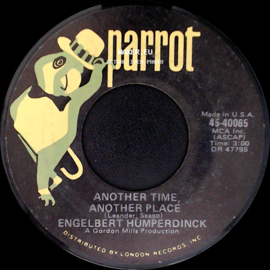 Engelbert Humperdinck - You're The Window Of My World (Frin, Frin, Frin) / Another Time Another Place side B
