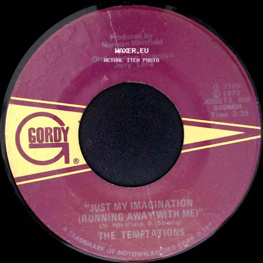 The Temptations - Just My Imagination (Running Away With Me) / You Make Your Own Heaven And Hell Right Here On Earth side A