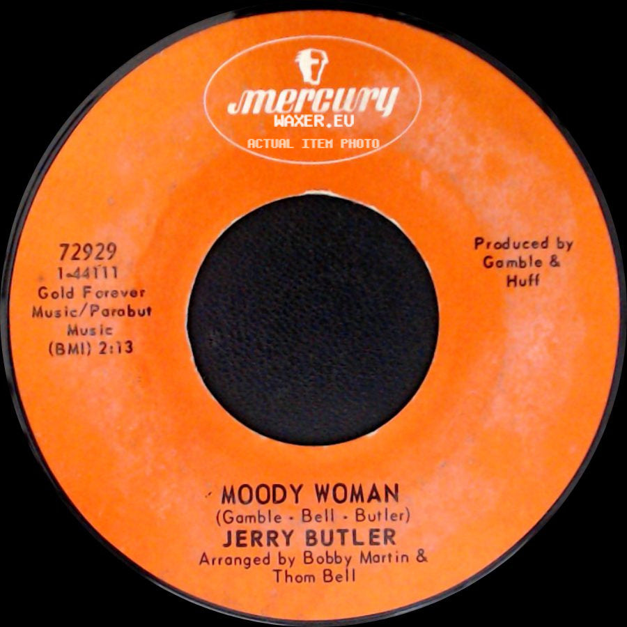 Jerry Butler - Moody Woman / Go Away - Find Yourself side A
