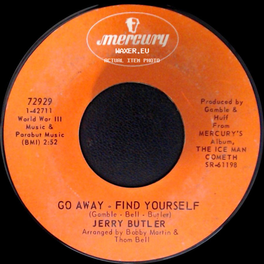 Jerry Butler - Moody Woman / Go Away - Find Yourself side B