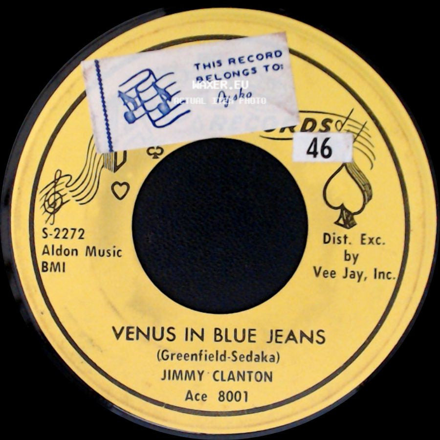 Jimmy Clanton - Highway Bound / Venus In Blue Jeans side B