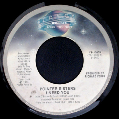 Pointer Sisters - I Need You / Operator side A