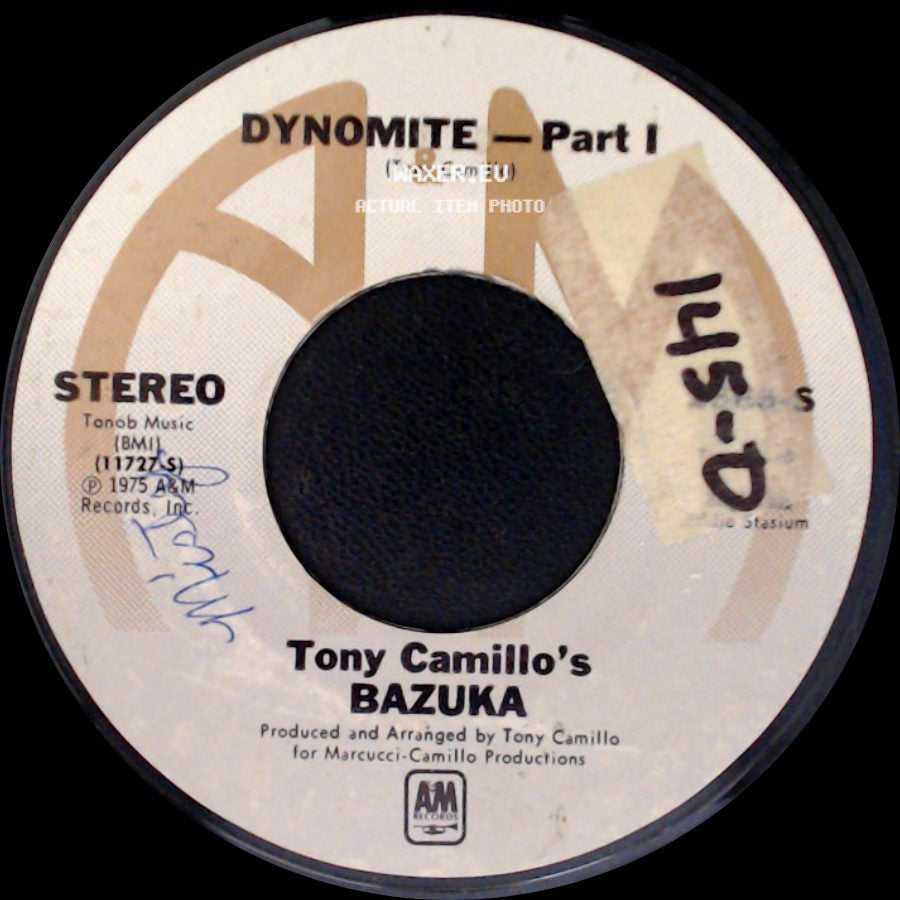 Tony Camillo's Bazuka - Dynomite - Part I / Dynomite - Part Ii side A