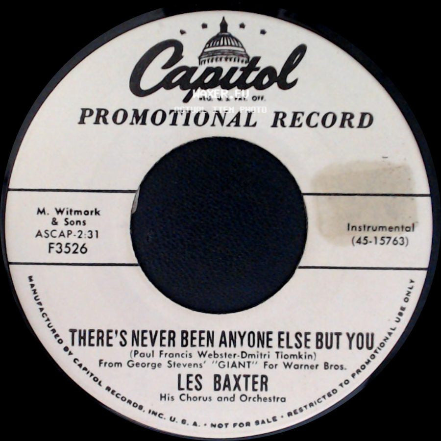 Les Baxter - There's Never Been Anyone Else But You / Giant side A