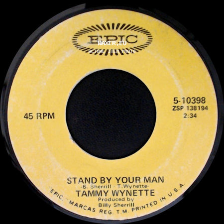 Tammy Wynette - Stand By Your Man / I Stayed Long Enough side A