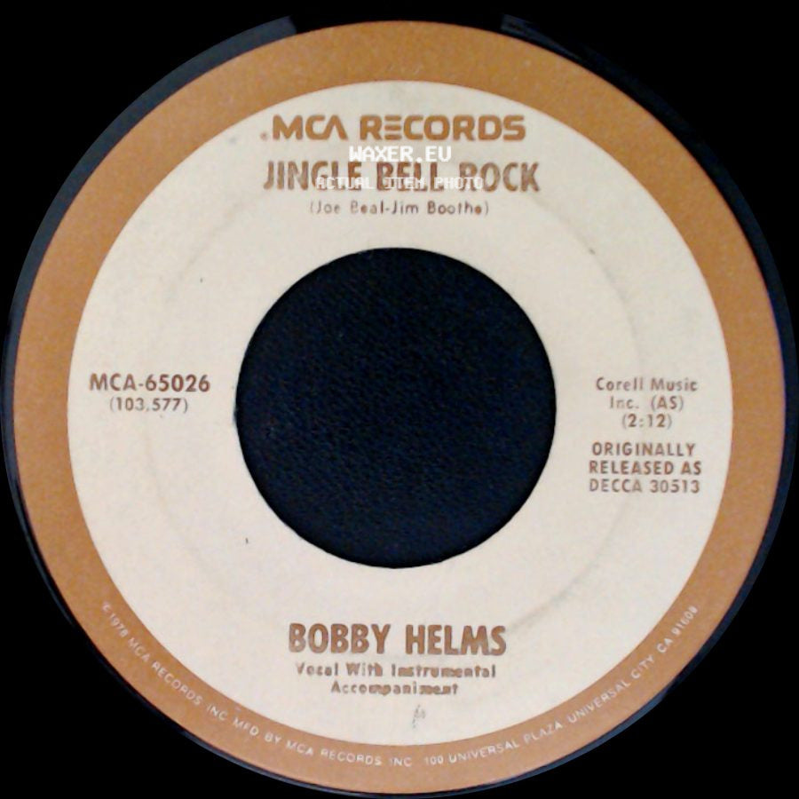 Bobby Helms - Jingle Bell Rock / Captain Santa Claus (And His Reindeer Space Patrol) side A