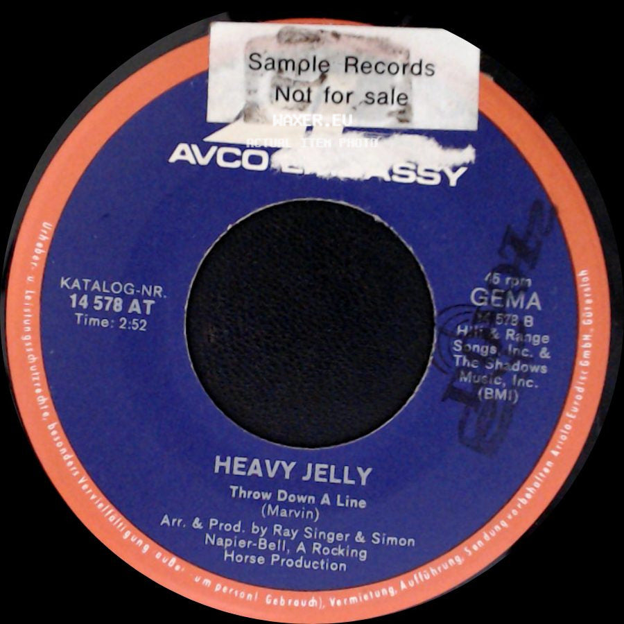 Heavy Jelly - Throw Down A Line / Humpty Dumpty side A