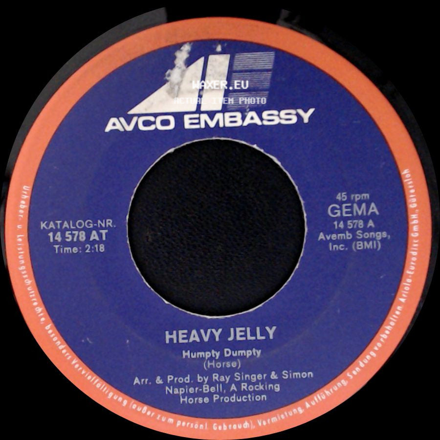 Heavy Jelly - Throw Down A Line / Humpty Dumpty side B