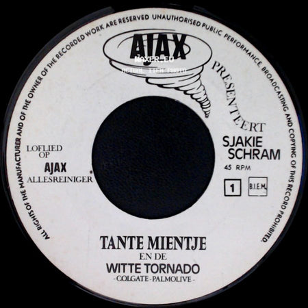 Tante Mientje En De Witte Tornado / Sjakie Schram - Sjakie Schram / De Polonaise side A
