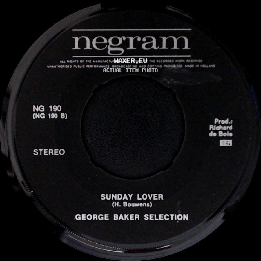 George Baker Selection - Sunday Lover / Midnight side A