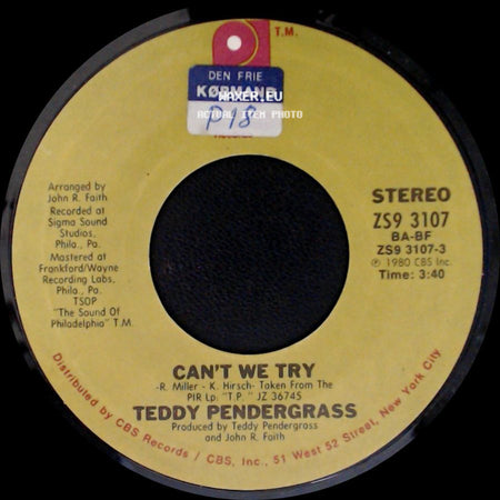 Teddy Pendergrass - Can't We Try / This Gift Of Life side A