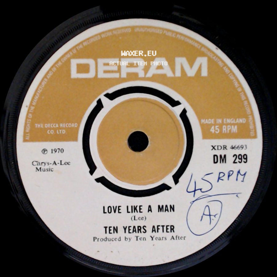 Ten Years After - Love Like A Man / Love Like A Man side B