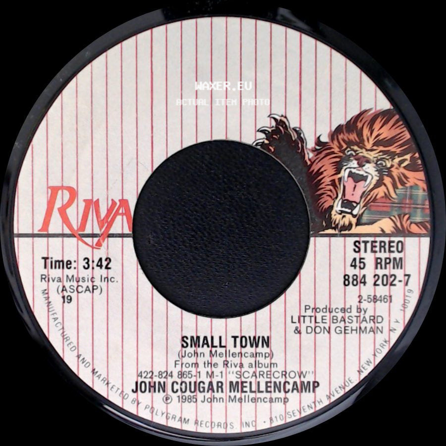 John Cougar Mellencamp - Small Town (Acoustic Version) / Small Town side B