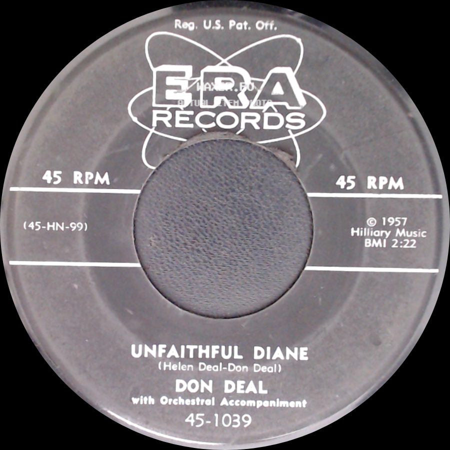 Don Deal - Unfaithful Diane / Devil Of Deceit side A