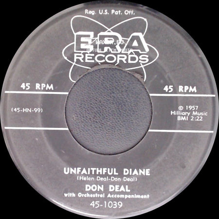 Don Deal - Unfaithful Diane / Devil Of Deceit side A