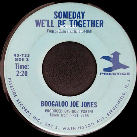 Boogaloo Joe Jones - Right On / Someday We'll Be Together side B