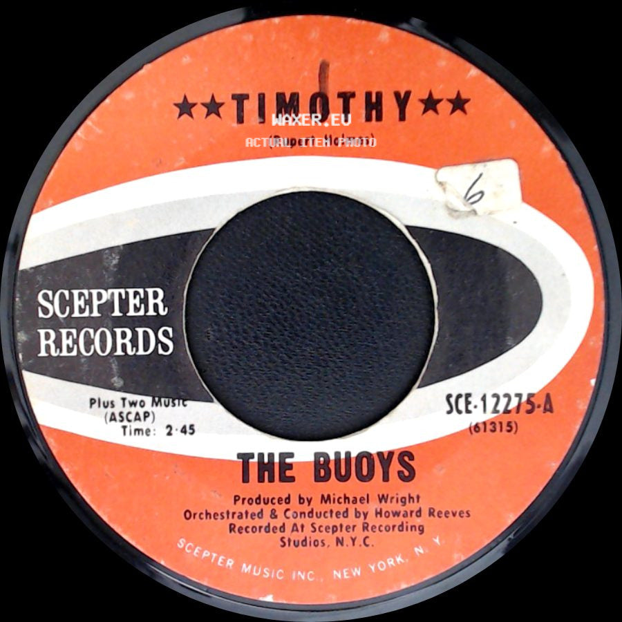 The Buoys - It Feels Good / Timothy side B