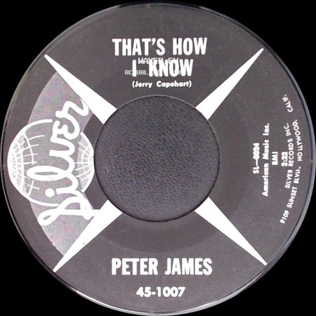 Peter James - That's How I Know / Think I'll Break Down And Cry side A