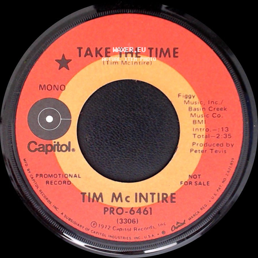 Tim Mcintire - Take The Time / Southern Girl side A