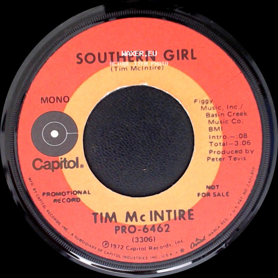 Tim Mcintire - Take The Time / Southern Girl side B