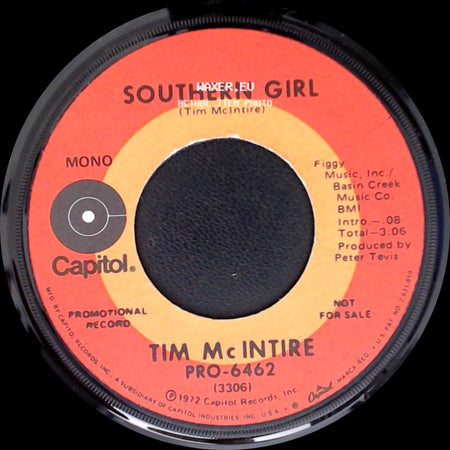 Tim Mcintire - Take The Time / Southern Girl side B