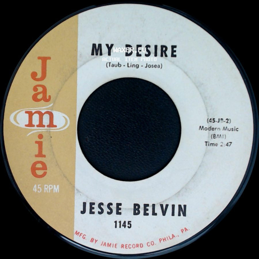 Jesse Belvin - My Desire / Goodnight My Love (Pleasant Dreams) side A