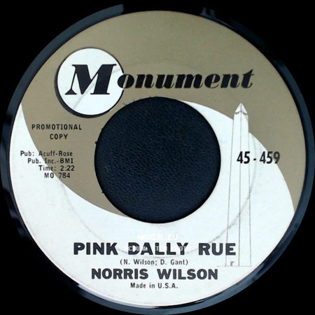 Norris Wilson - Baby Don't Pout / Pink Dally Rue side B