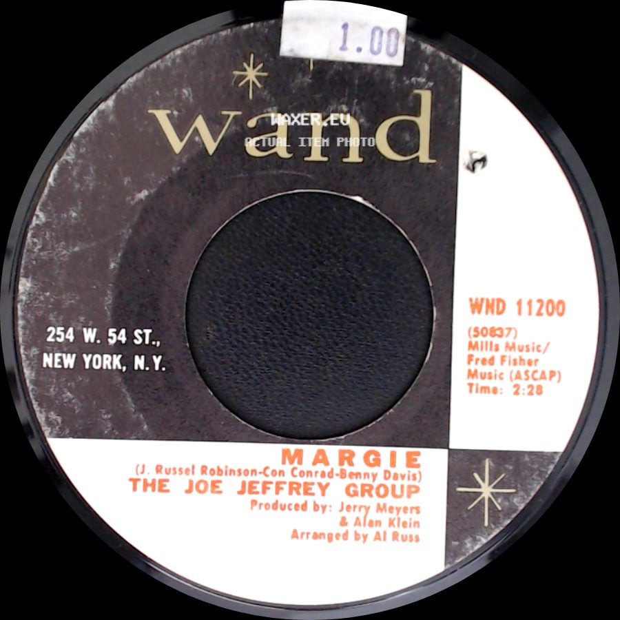 The Joe Jeffrey Group - Margie / My Pledge Of Love side A