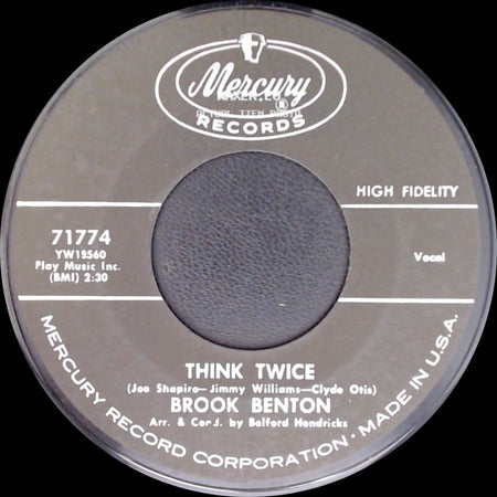 Brook Benton - Think Twice / Think Twice side A