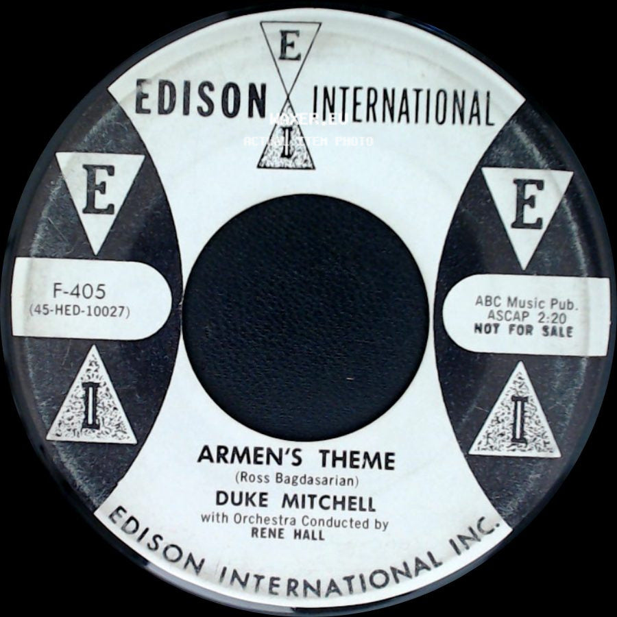 Duke Mitchell - Bella Bruna / Armen's Theme side B