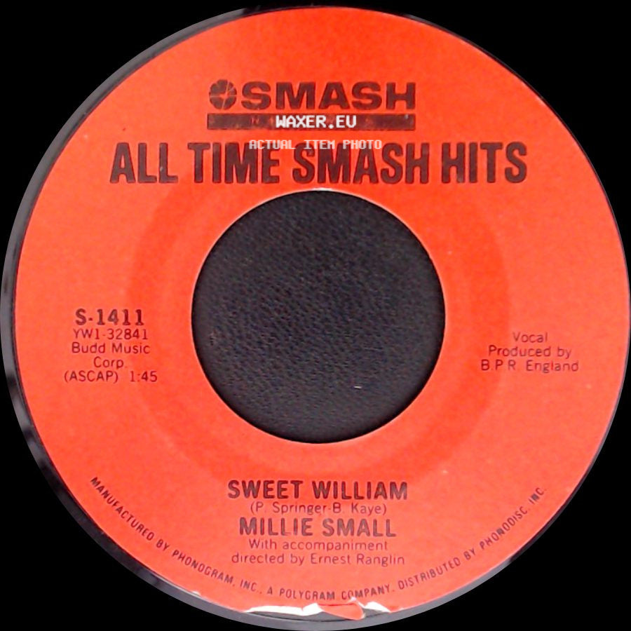 Millie Small - Sweet William / My Boy Lollipop side A
