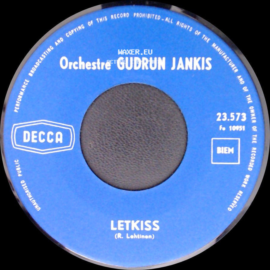 Orchestre Gudrun Jankis - Letkiss / Skool Jenka side A
