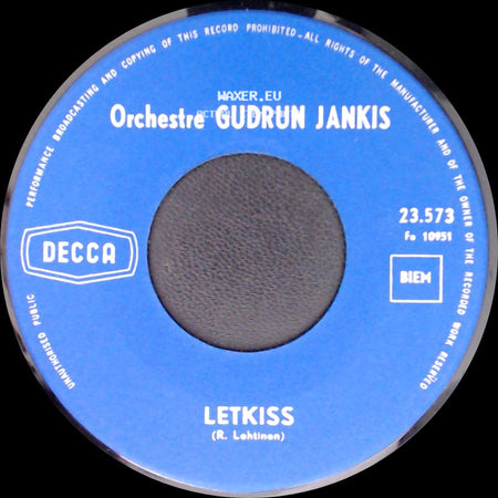 Orchestre Gudrun Jankis - Letkiss / Skool Jenka side A