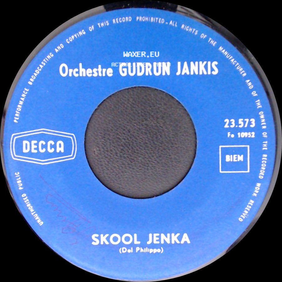 Orchestre Gudrun Jankis - Letkiss / Skool Jenka side B