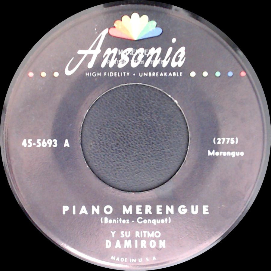 Damiron Y Su Ritmo / Y Su Ritmo Damiron - Si Me Vas A Querer (If You'll Only Love Me) / Piano Merengue side B