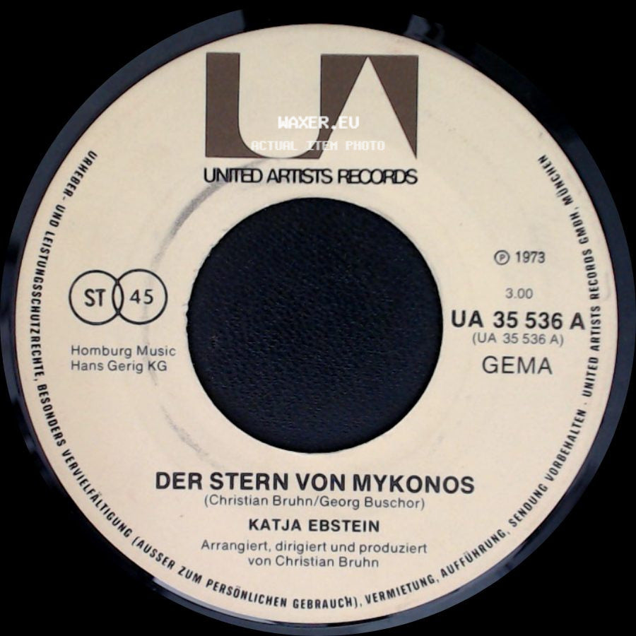 Katja Ebstein - Der Stern Von Mykonos / Das Glück Hat Viele Namen side A