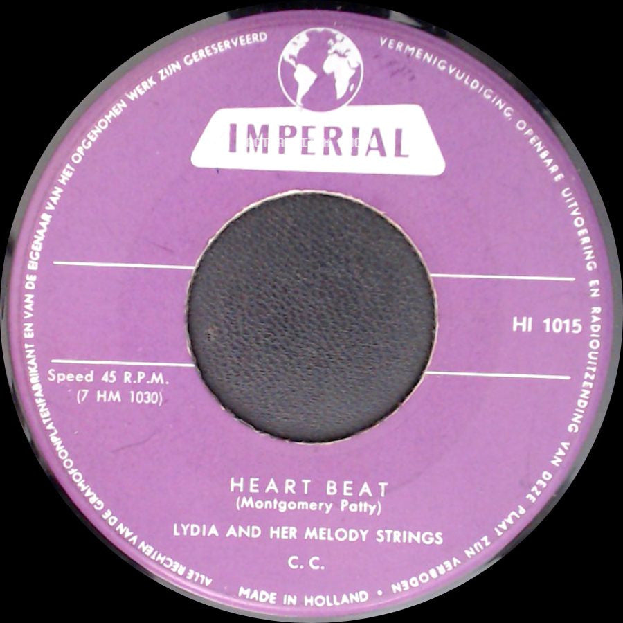 Lydia And Her Melody Strings - Heart Beat / Send Me The Pillow side A