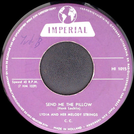 Lydia And Her Melody Strings - Heart Beat / Send Me The Pillow side B