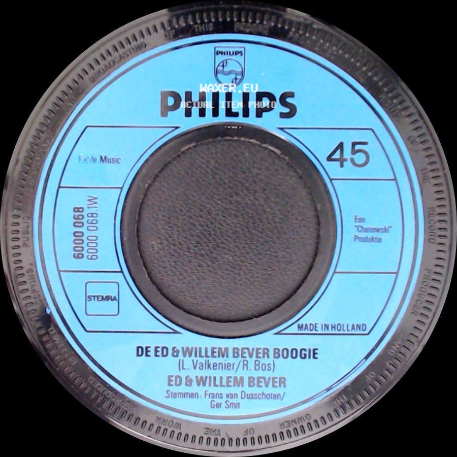 Ed & Willem Bever / Bor De Wolf - De Ed & Willem Bever Boogie / De Omgewaaide Eik side A