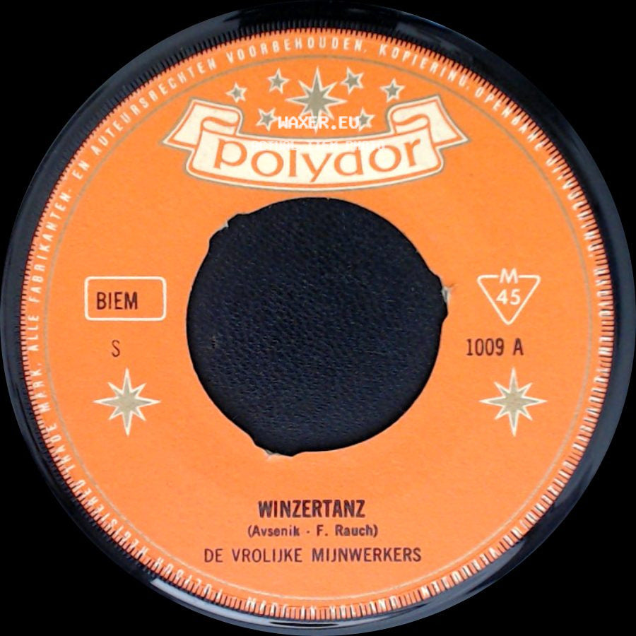 De Vrolijke Mijnwerkers - Three O'clock In The Morning / Winzertanz side B