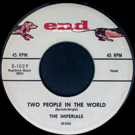 The Imperials - Two People In The World / Tears On My Pillow side A