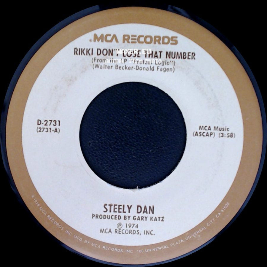 Steely Dan - Pretzel Logic / Rikki Don't Lose That Number side B
