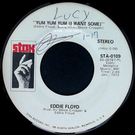 Eddie Floyd - Yum Yum Yum (I Want Some) / Yum Yum Yum (I Want Some) side A