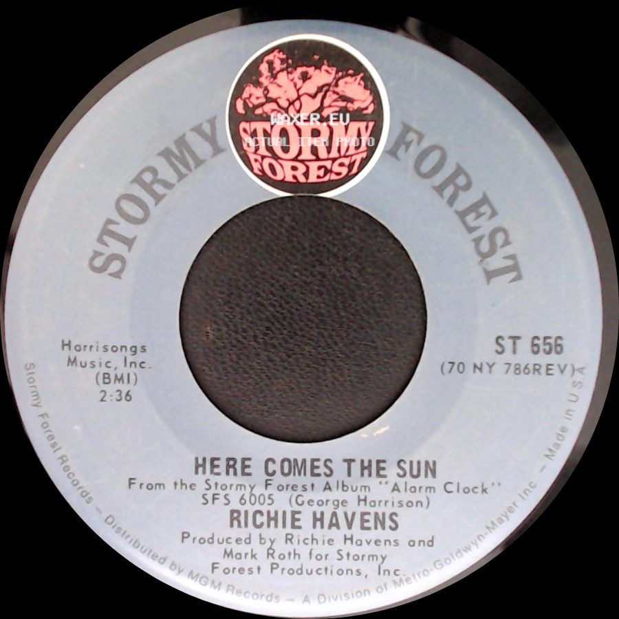 Richie Havens - Younger Men Get Older / Here Comes The Sun side B